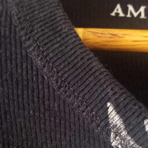 American Eagle Vintage Retro Black Large Shirt - Picture 4 of 9